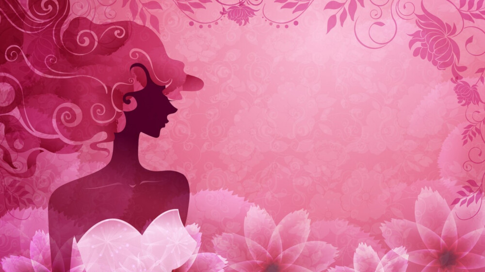 神秘女子电脑桌面壁纸