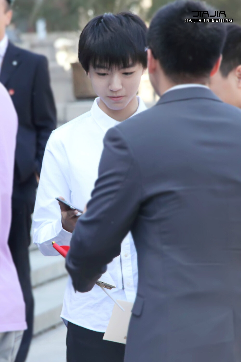 #王俊凯# #TFBOYS王俊凯# #TFBOYS# 20150504人民大会堂 cr：镓镓In北京