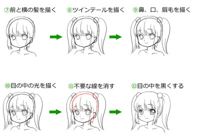 可爱的日本学生画法