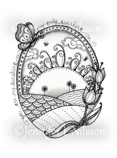 Pattern sheet for zentangle | ::