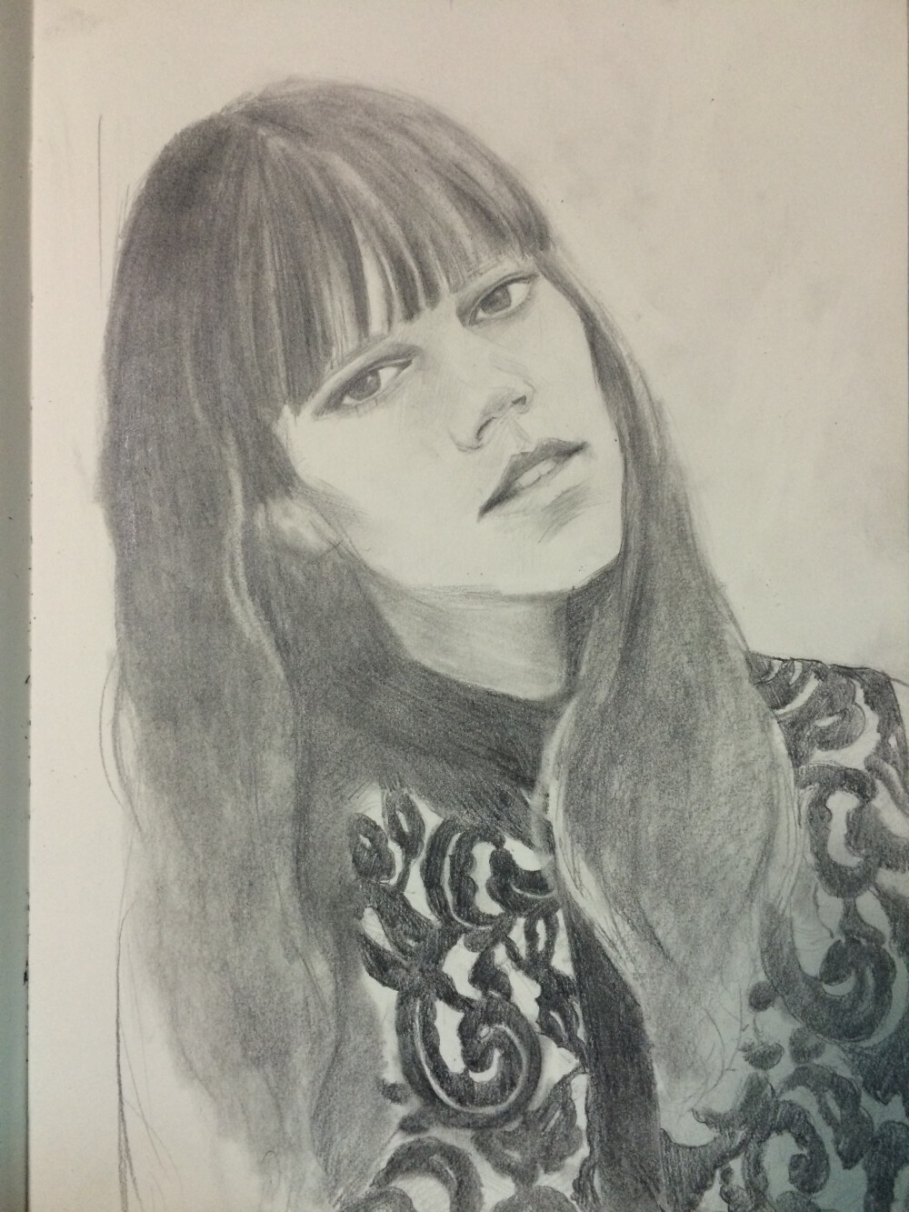 freja 铅笔画