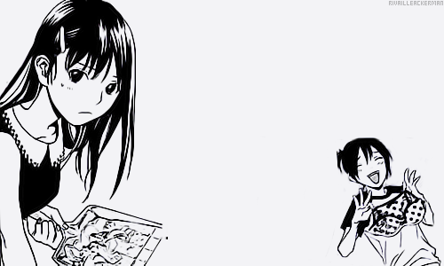 Yato and Hiyori in Noragami