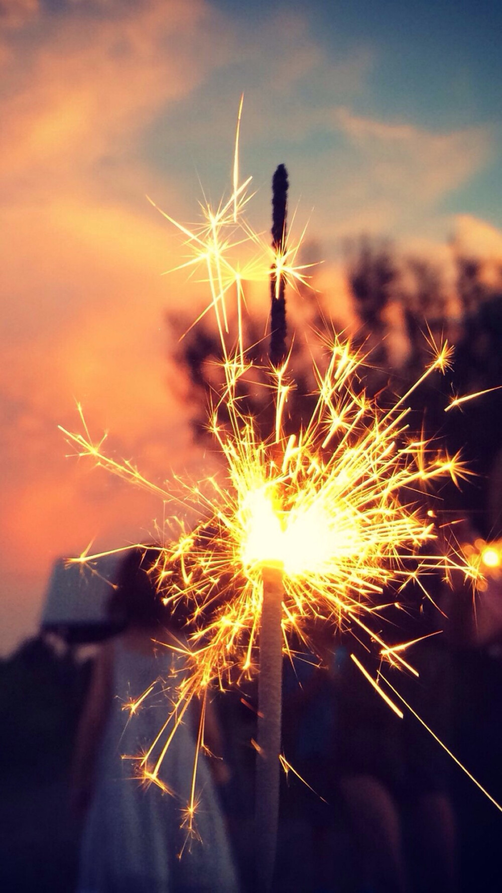 烟花小清新高清壁纸iphone壁纸欣勾勾