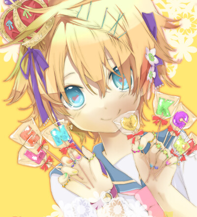 碧茶 len pixiv p站 萌 少年