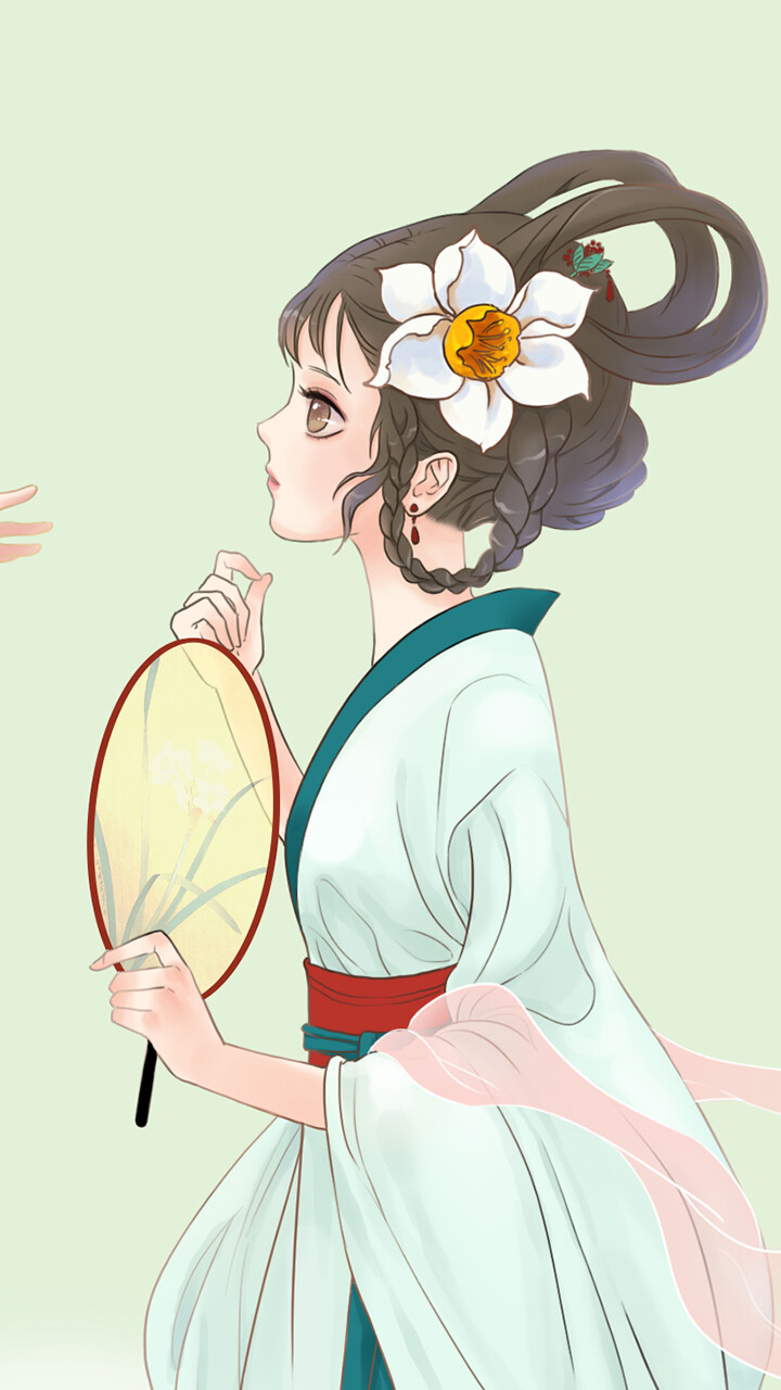 #留小图#插画—「洛丽塔遇见汉服侍女」