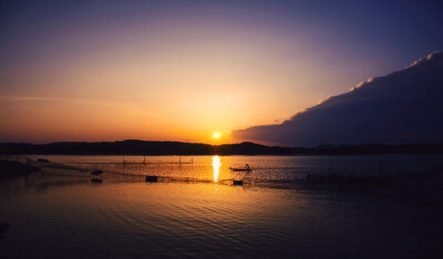 风景 旅行 杂志 海 河 夕阳