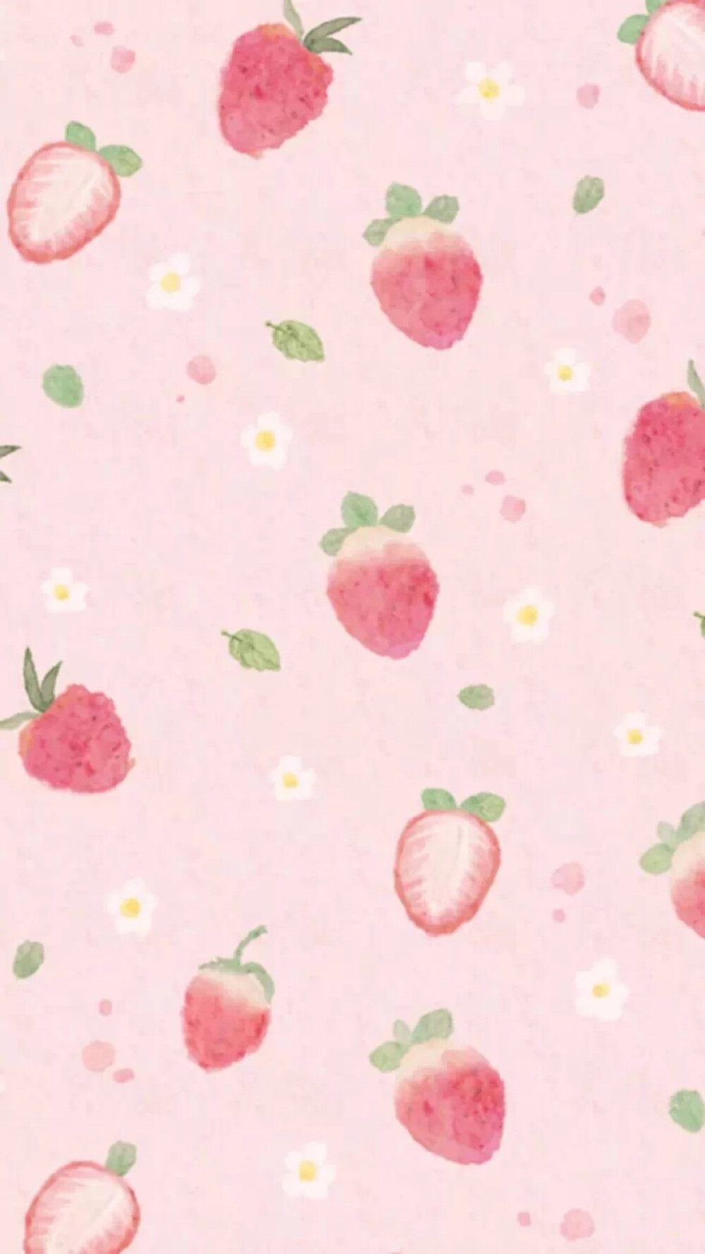 平铺壁纸 cute strawberry
