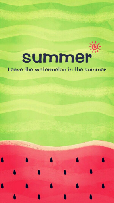 watermelon～凉丝丝的西瓜壁纸