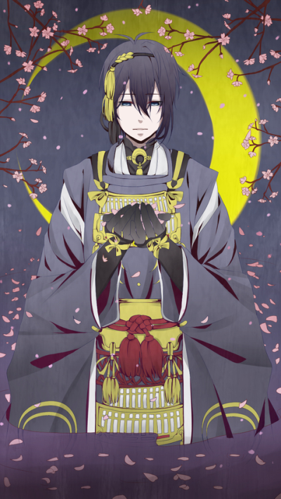 【侵刪】三日月 | 如月 奏 id=50280842 #pixiv#刀剑乱舞#壁纸#妖孽美男#半次元#同人#插画#手绘#游戏#漫画#