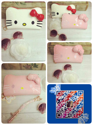 超萌helloKitty的手包  配键 可当挎包  喜欢的 WeChat:XW_xiewu