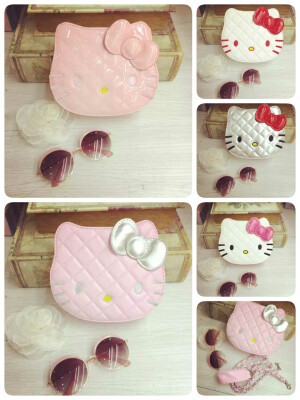 五色HelloKitty 可斜挎 超萌款。 喜欢的 WeChat:XW_xiewu
