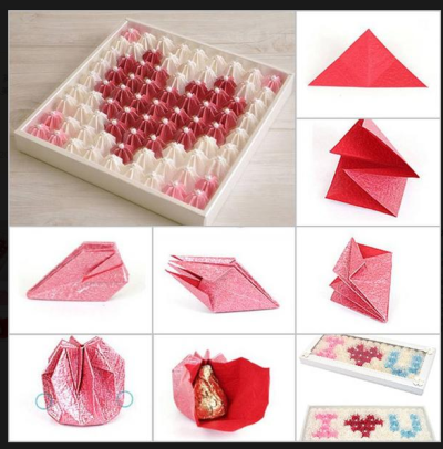How to DIY Origami Valentine’s Chocolate Gift Box