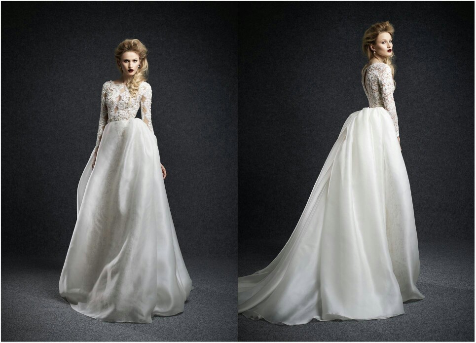 Ersa Atelier 2015 秋冬婚纱系列——当宫廷式的婚纱邂逅复古的发型与唇色