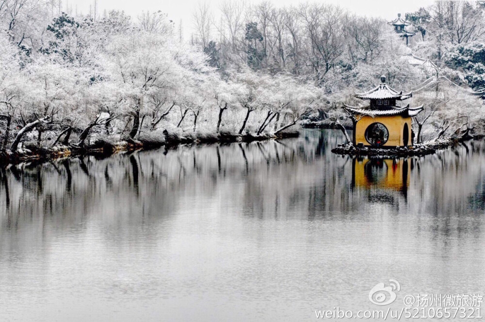 春雪扬州