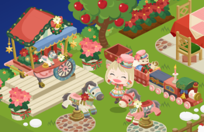 Ameba pigg life - 201212 一品红套装