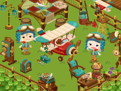 Ameba pigg life - 201404 洋蓟套装