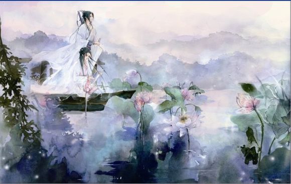 泠泠溪子如玉碎,水碧如天,雾霭生辉。问三月青杏几枚,却道丹青难绘。杨柳低垂,绿苔凝榭,卓然春回。泛舟湖上,牧笛横吹,声声扣响心扉。簌簌风过,花开花落。一地芳菲,与谁同醉采香归?
