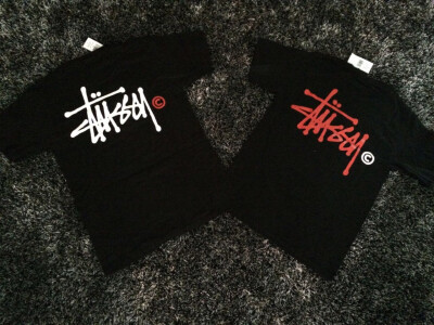 stussy basic logo c 红白