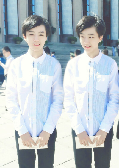 TFBOYS王俊凯 2015.05.04 人民大会堂五四优秀青年座谈会。