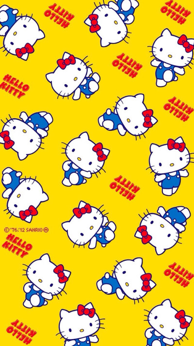 #hello kitty#苹果6高清壁纸，#iPhone 6 plus高清壁纸，#不是高清我不发，更多同系列见我主页，#不一样的凯蒂猫，#猫迷珍藏hello kitty