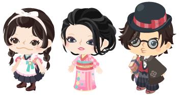 Ameba pigg 201407 大正浪漫套装