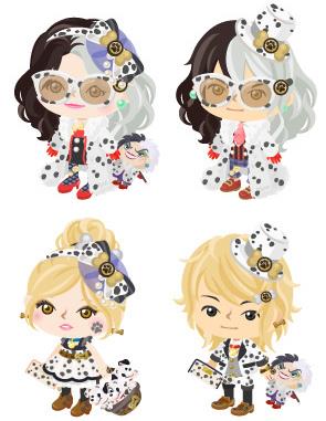 Ameba pigg 201404 101斑点狗套装