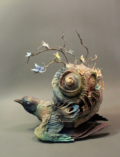 奇幻世界的生灵——雕塑艺术家Ellen Jewett