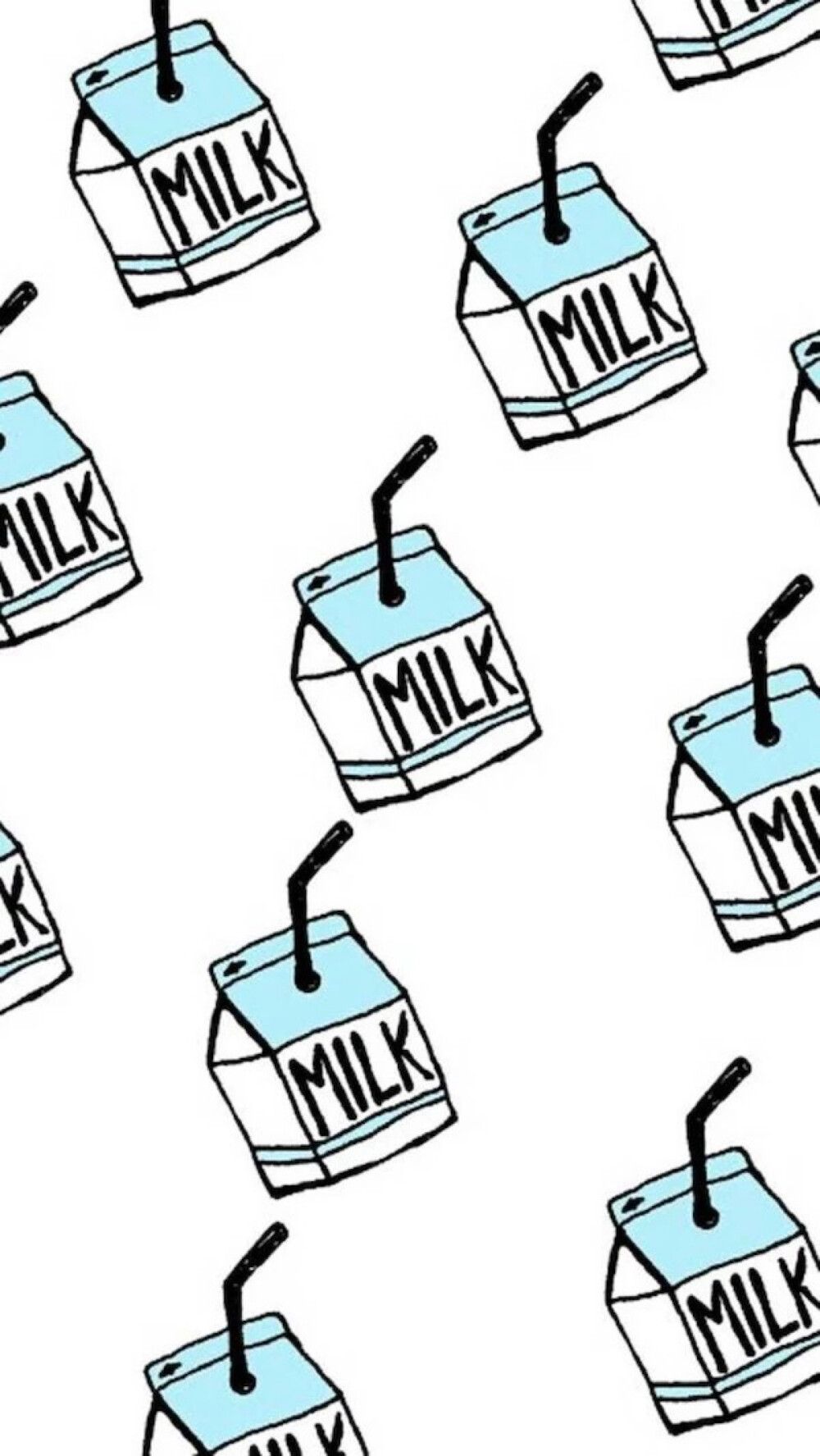 牛奶盒 milk 平铺 卡通壁纸ing