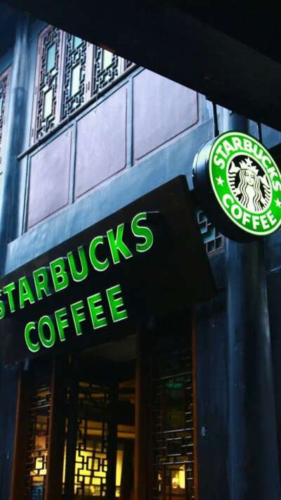 #星巴克，Starbucks，品牌logo，壁纸#