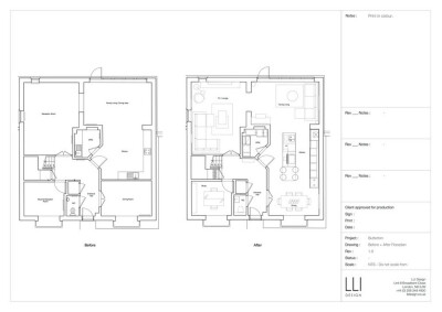 【{英国现代简约的Butterton住宅设计}】作者：LLI Design