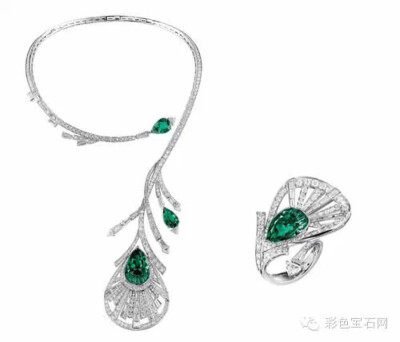 百鸟之王孔雀，赋予珠宝设计的华丽灵感
