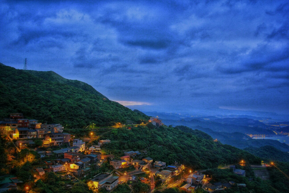 九份的夜景