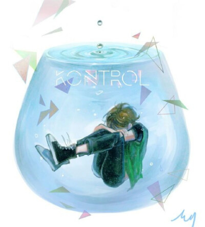 溺在鱼缸里面的金圣圭，kontrol激起了我的鱼缸情怀啊