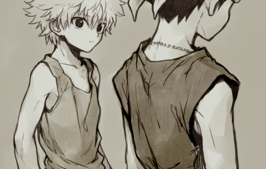 75757578全职猎人奇犽小杰