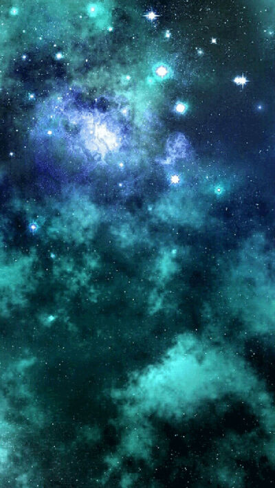 星空绚烂，桌面壁纸，锁屏壁纸，聊天背景——@森 The moon's haif of the summer