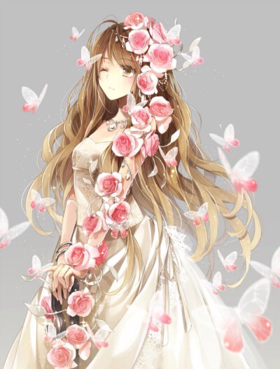 这是个美丽的少女
