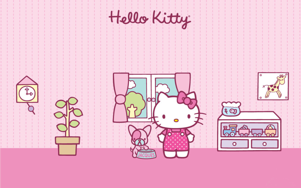 hellokitty 电脑桌面