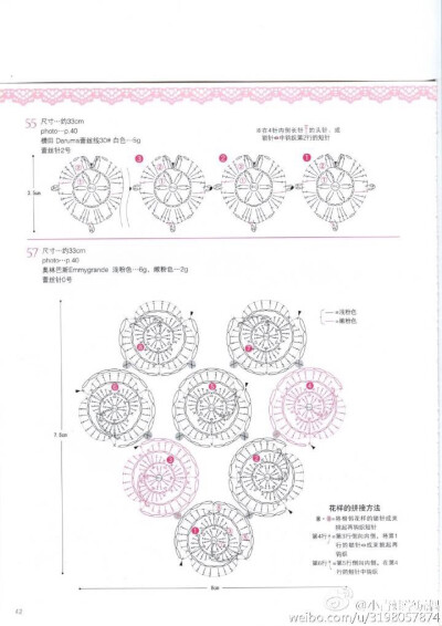 钩针花边～