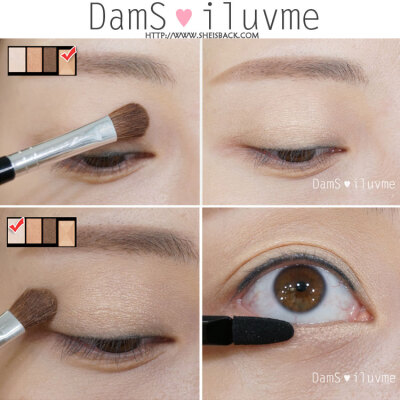 在韩国彩妆界中最流行和最常见的就是大地色系列的眼影。今天就来和大家一起分享一下大地色眼影的话画法吧！重要的并不是化妆品而是技巧喔！以后SHEISBACK会经常和大家分享韩国人气彩妆博主的化妆教程~！