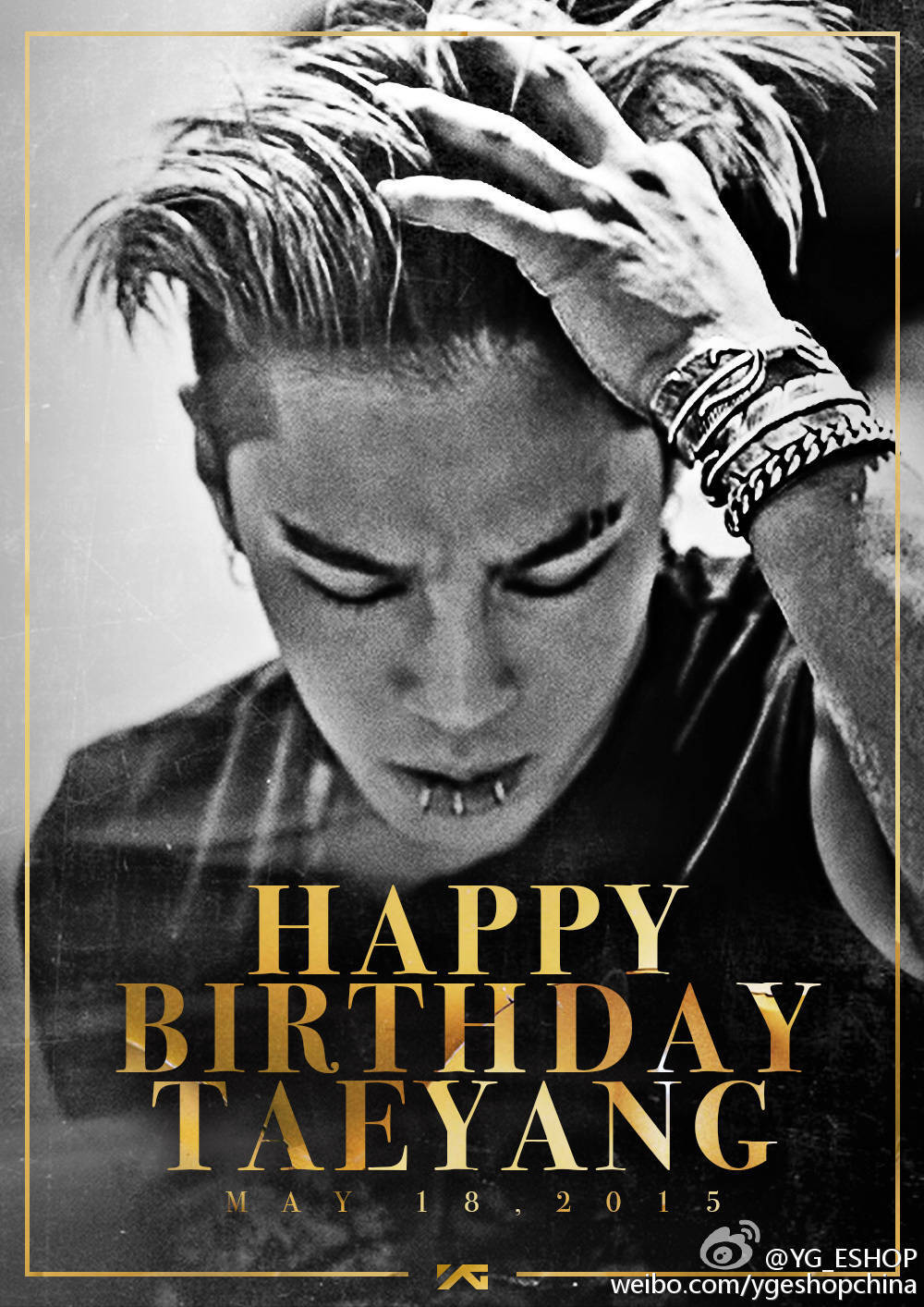 YG BIGBANG TAE TANG 太阳 #0518#生日官图