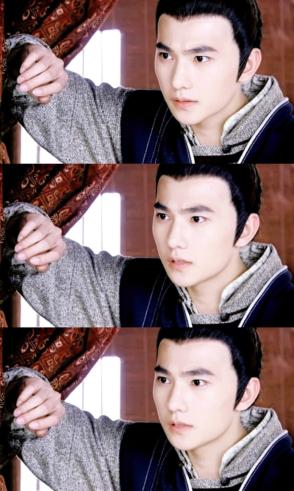 杨洋，少年四大名捕。少四的灯光真的不错，无情公子温润如玉。