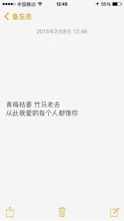 @雪碧欧尼# NIKKIXZ 从此我爱的人都像你 火柴盒 备忘录 诗歌 走心 哲理 歌词 素材 文字 文艺 心情 感慨 原创 严禁二传二改，转载请注明出处。