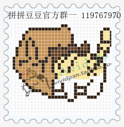 猫拼拼豆豆 perler 欢迎加入拼拼豆豆官方群一，群号码：119767970