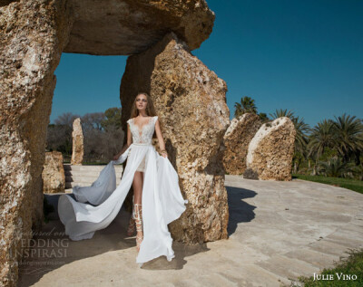 Julie Vino Spring 2015 Wedding Dresses,Desert Rose Collection 。2015春夏婚纱“Desert Rose (沙漠玫瑰)”系列。