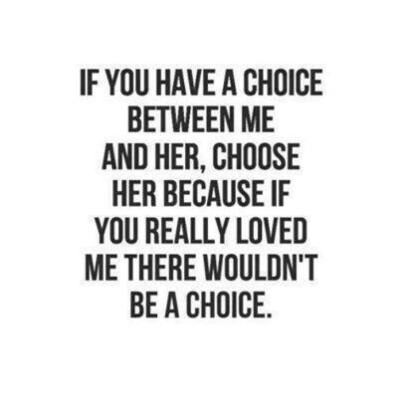 there wouldn't be a choice