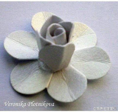 【硬纸片玫瑰】简单漂亮！