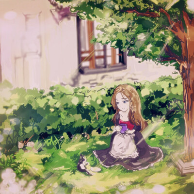 我的画，森系女孩