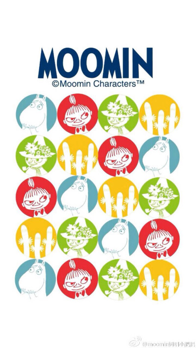 姆明 小肥肥一组 moomin 壁纸