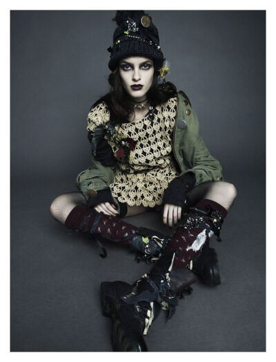 风格在生存以上 'Bowery Girl' Kremi Otashliyska by Greg Kadel for Numéro No.144 June/July 2014 [Editorial]