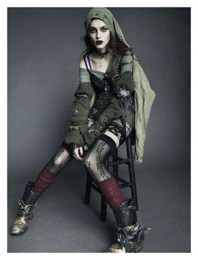 风格在生存以上 'Bowery Girl' Kremi Otashliyska by Greg Kadel for Numéro No.144 June/July 2014 [Editorial]